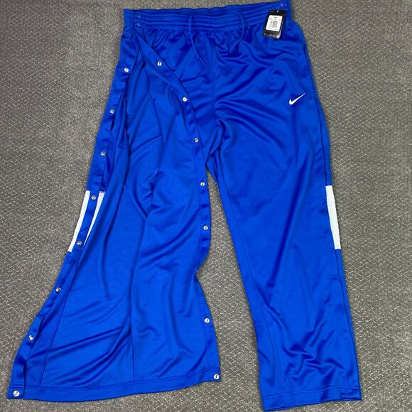 Nike Rivalry Tear Away Pants Men's 3XL Blue White Basketball Track 802331 494 - Picture 5 of 15